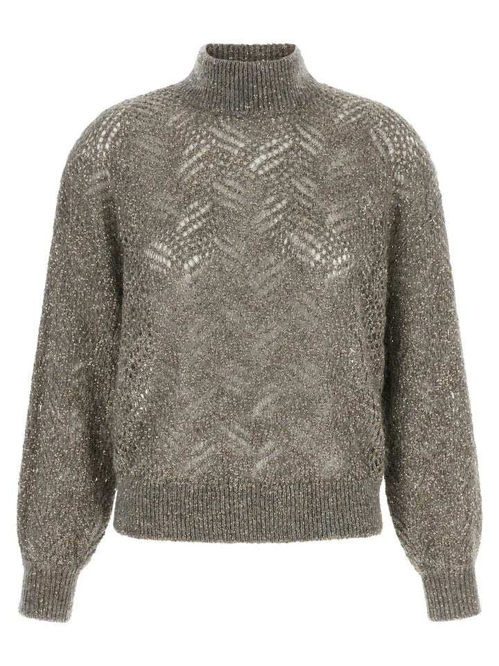 Brunello Cucinelli Sample Sale | Brunello Cucinelli Gray Polyamide Cardigan - | Designer outlet