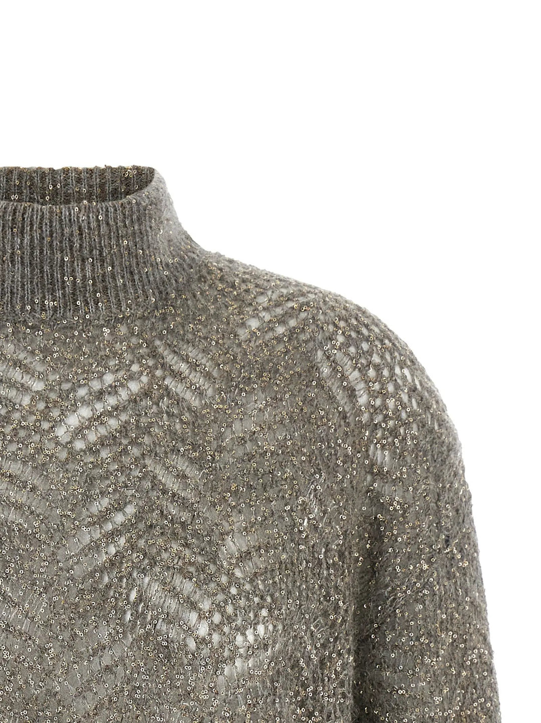 Brunello Cucinelli Sample Sale | Brunello Cucinelli Gray Polyamide Cardigan - | Designer outlet