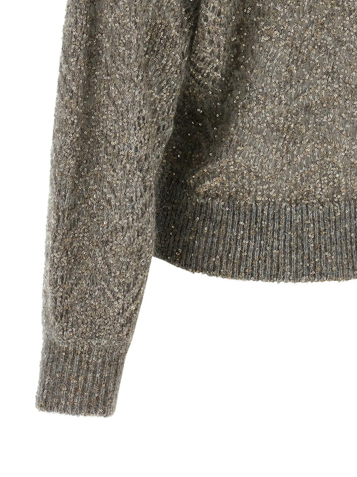 Brunello Cucinelli Sample Sale | Brunello Cucinelli Gray Polyamide Cardigan - | Designer outlet