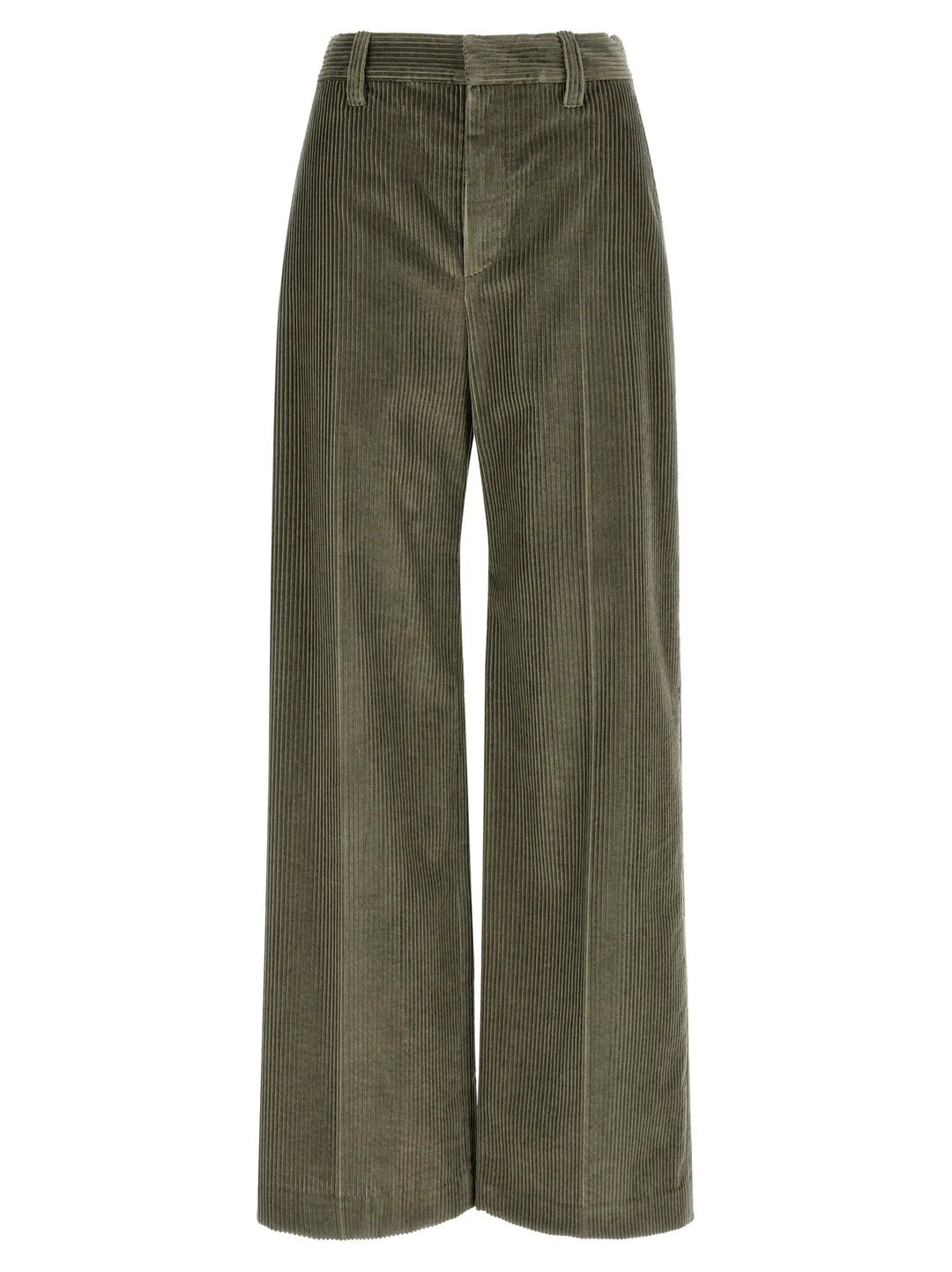 Brunello Cucinelli Sample Sale | Brunello Cucinelli Bicolor Cotton Flared Pants - | Designer outlet