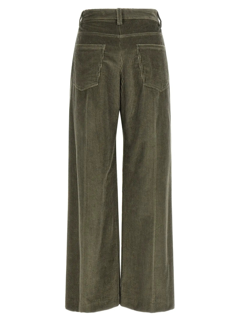 Brunello Cucinelli Sample Sale | Brunello Cucinelli Bicolor Cotton Flared Pants - | Designer outlet