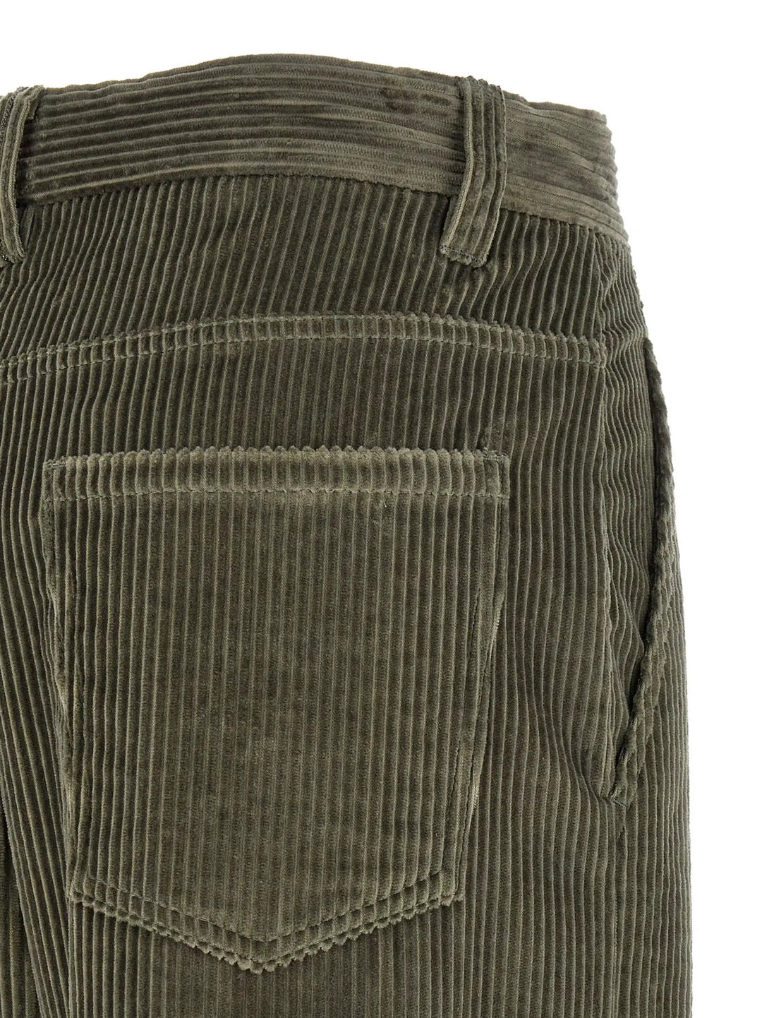 Brunello Cucinelli Sample Sale | Brunello Cucinelli Bicolor Cotton Flared Pants - | Designer outlet