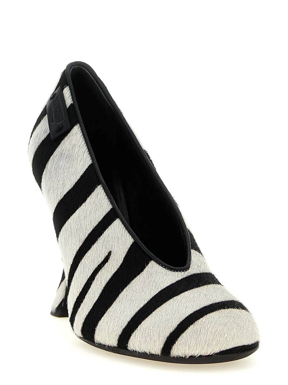 Moschino Sample Sale | Moschino Bicolor Calfskin High Heel Pumps - | Designer outlet