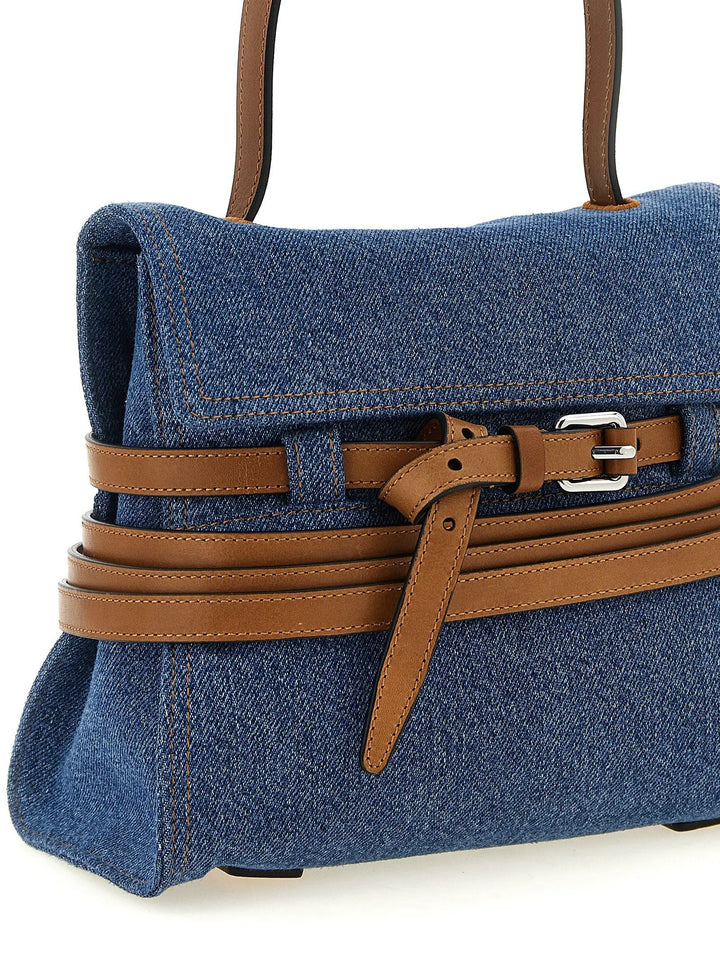 Moschino Sample Sale | Moschino Blue Cotton Handbag - | Designer outlet