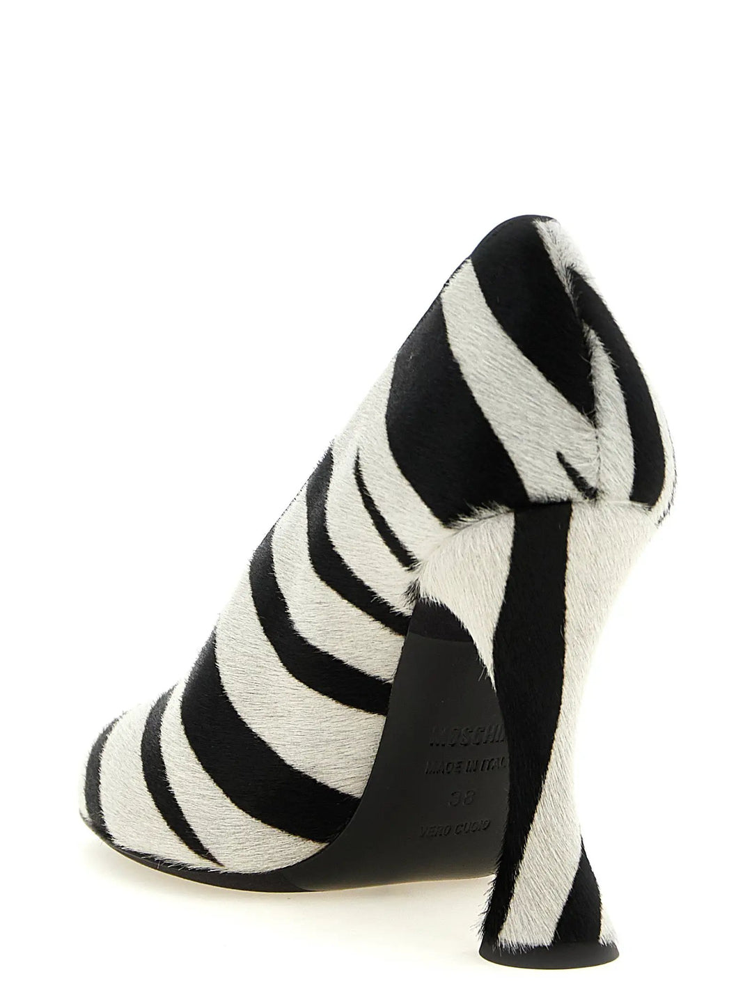 Moschino Sample Sale | Moschino Bicolor Calfskin High Heel Pumps - | Designer outlet