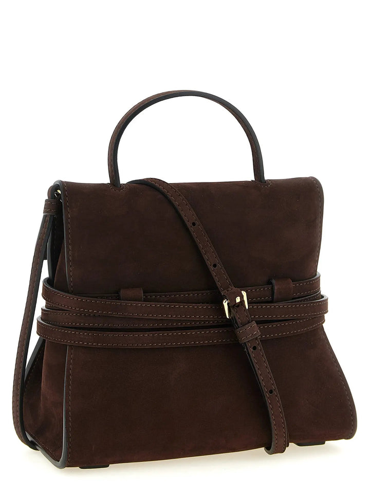 Moschino Sample Sale | Moschino Brown Calfskin Handbag - | Designer outlet