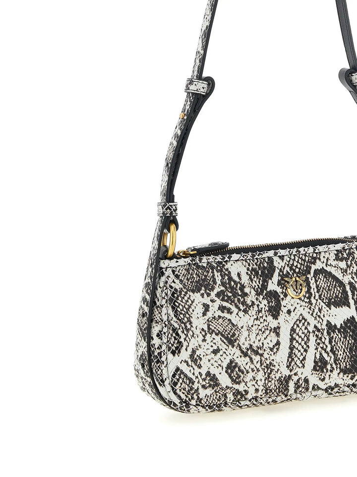 PINKO Sample Sale | PINKO Gray Calfskin Crossbody Bag - | Designer outlet