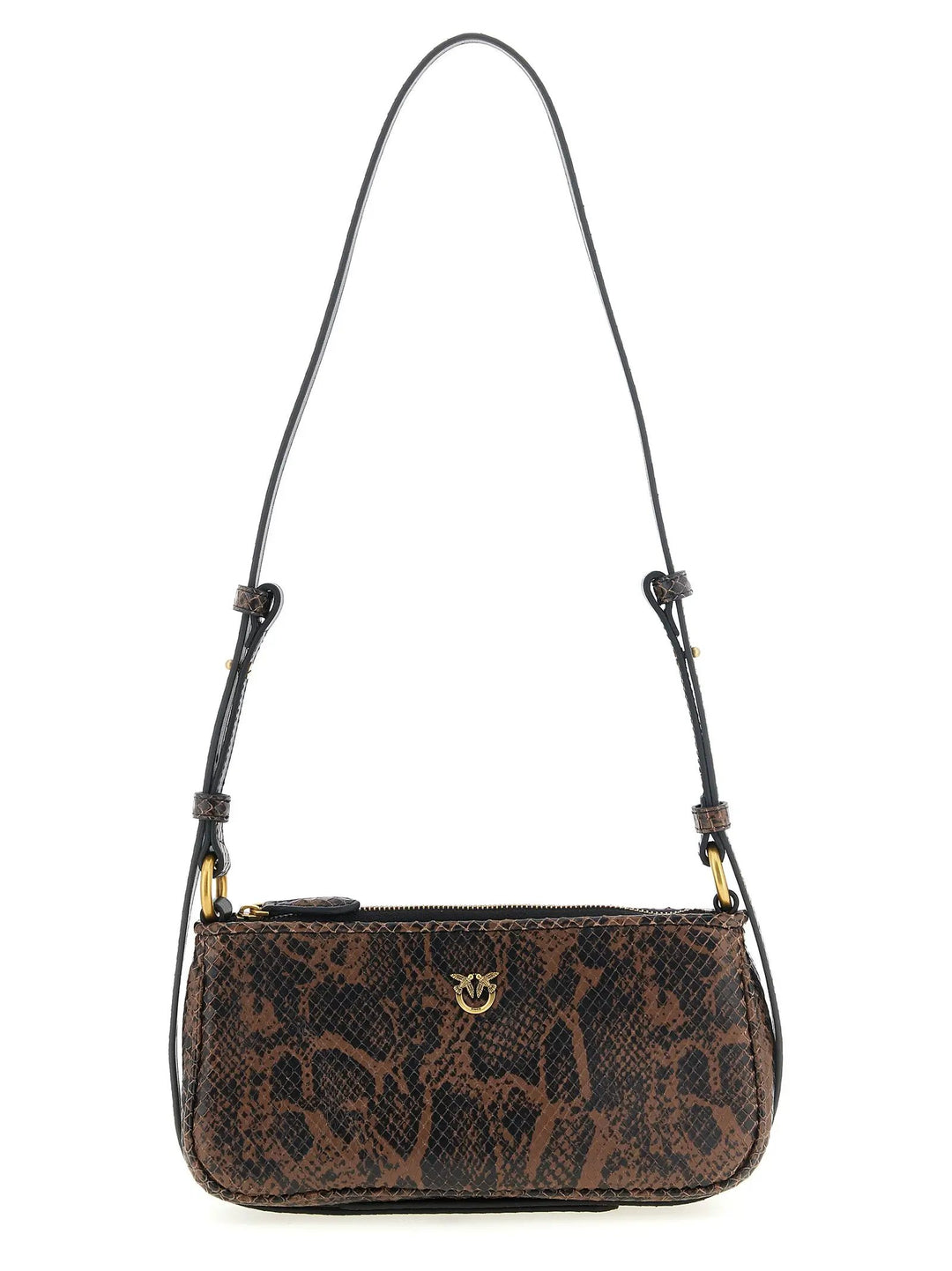 PINKO Sample Sale | PINKO Brown Calfskin Crossbody Bag - | Designer outlet