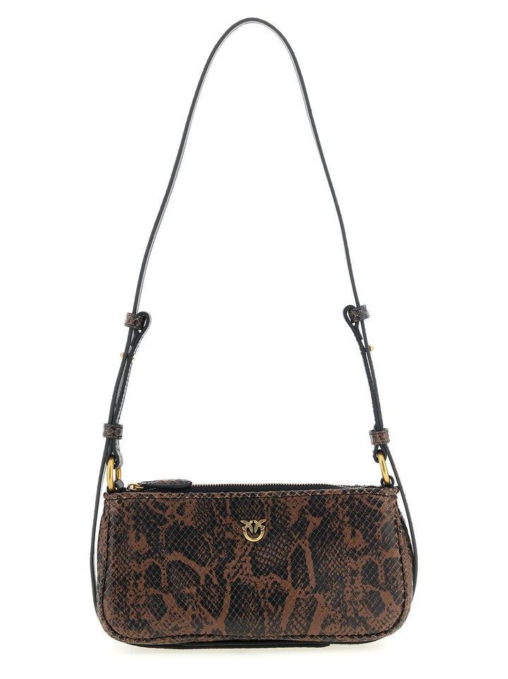 PINKO Sample Sale | PINKO Brown Calfskin Crossbody Bag - | Designer outlet