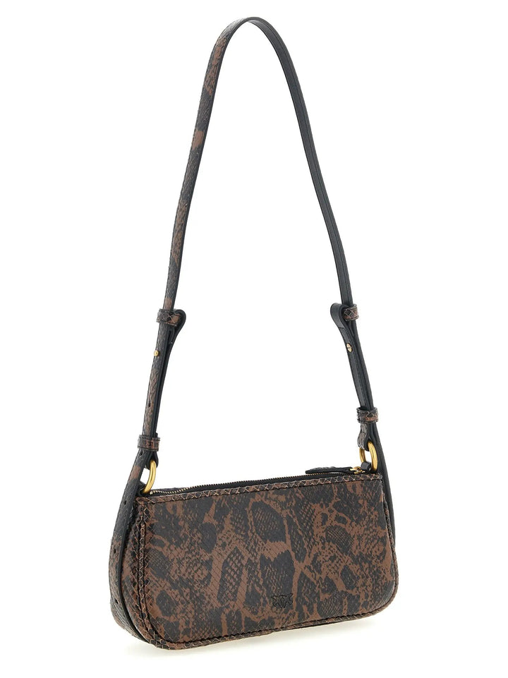 PINKO Sample Sale | PINKO Brown Calfskin Crossbody Bag - | Designer outlet