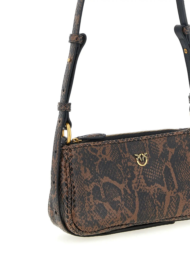 PINKO Sample Sale | PINKO Brown Calfskin Crossbody Bag - | Designer outlet