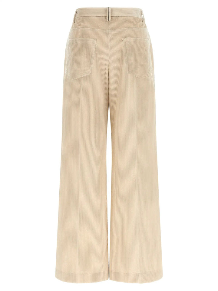Brunello Cucinelli Sample Sale | Brunello Cucinelli Beige Cotton Casual Pants - | Designer outlet