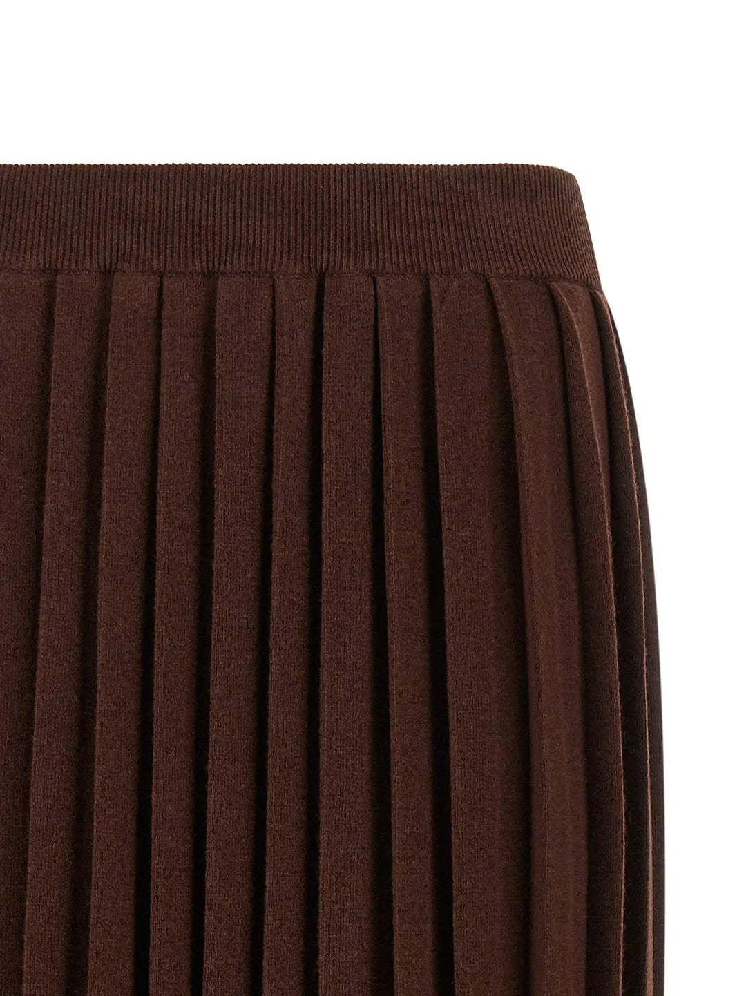 Fabiana Filippi Sample Sale | Fabiana Filippi Brown Virgin Wool Midi Skirt - | Designer outlet