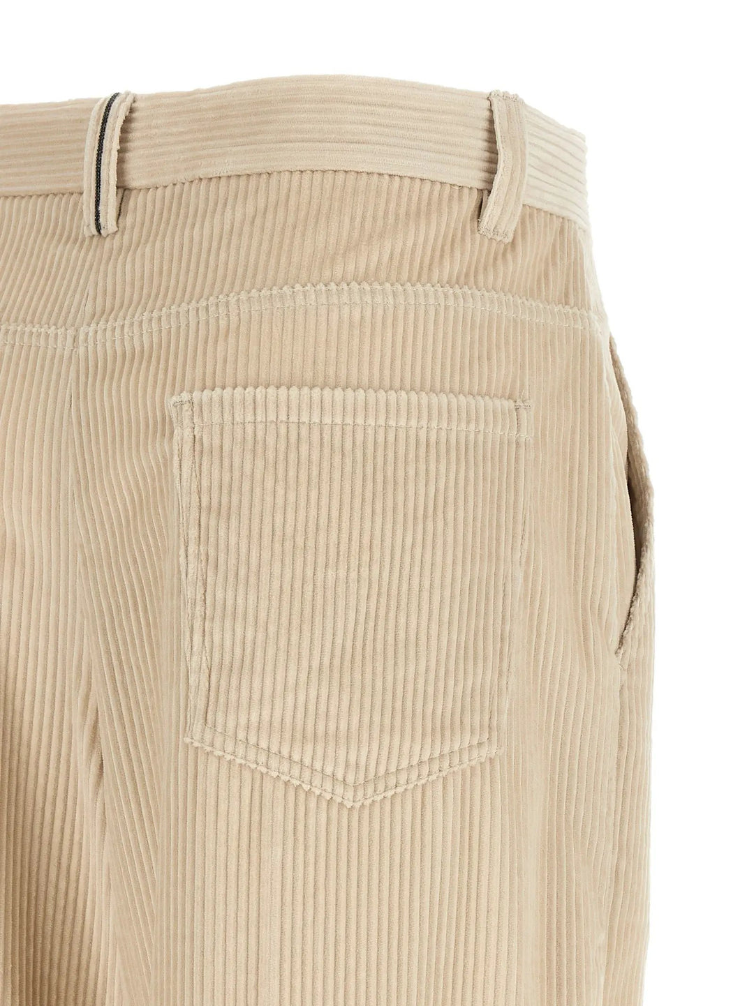 Brunello Cucinelli Sample Sale | Brunello Cucinelli Beige Cotton Casual Pants - | Designer outlet