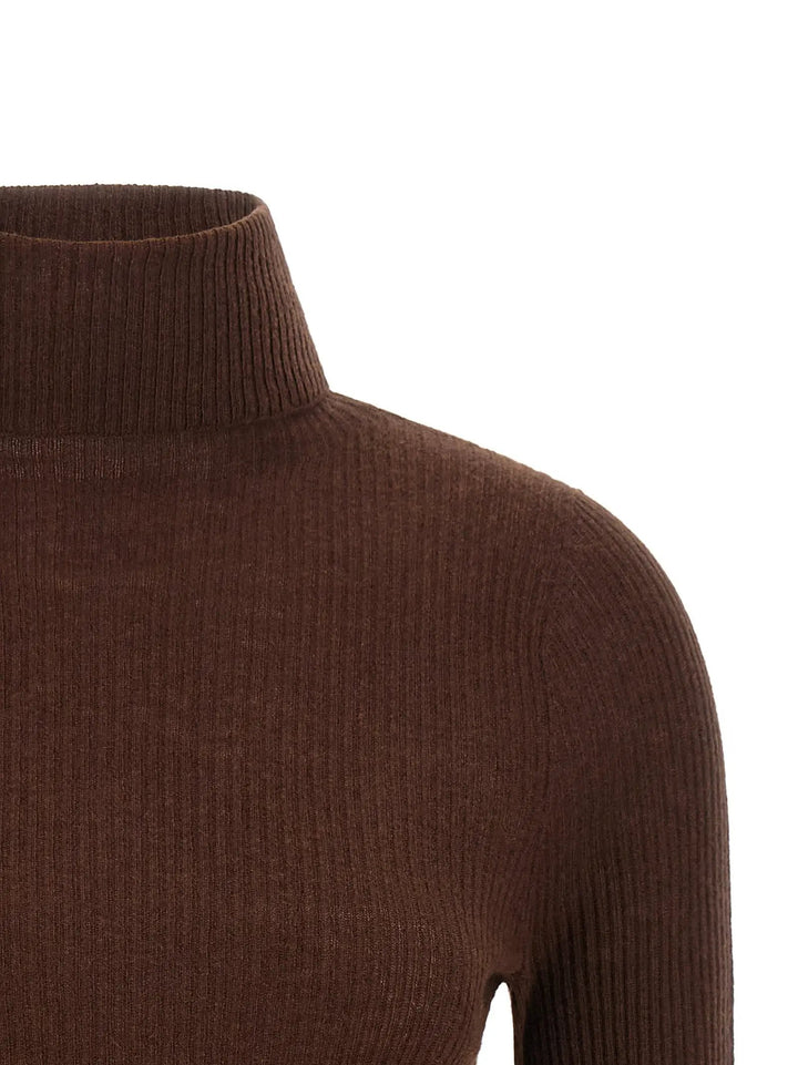 Fabiana Filippi Sample Sale | Fabiana Filippi Brown Virgin Wool Cardigan - | Designer outlet