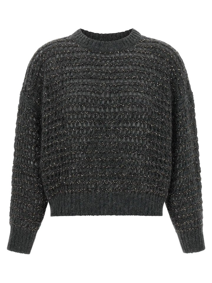 Brunello Cucinelli Sample Sale | Brunello Cucinelli Gray Elastane Cardigan - | Designer outlet