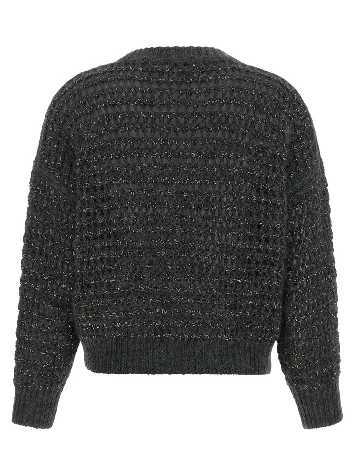 Brunello Cucinelli Sample Sale | Brunello Cucinelli Gray Elastane Cardigan - | Designer outlet