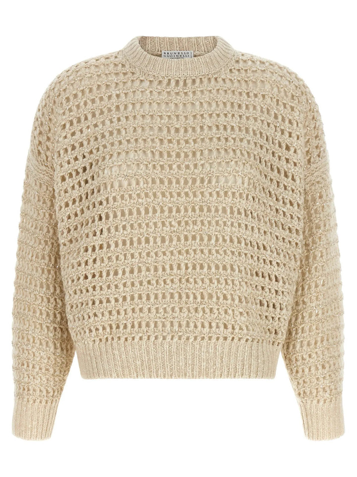 Brunello Cucinelli Sample Sale | Brunello Cucinelli Beige Elastane Cardigan - | Designer outlet