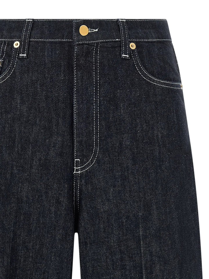 Fabiana Filippi Sample Sale | Fabiana Filippi Blue Cotton Jeans Denim - | Designer outlet