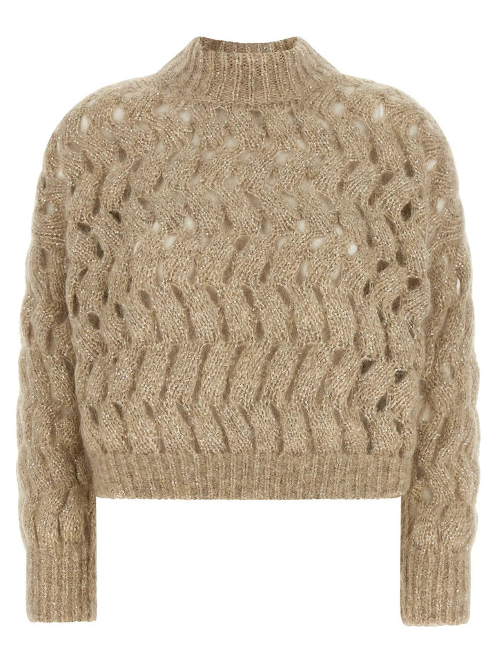 Brunello Cucinelli Sample Sale | Brunello Cucinelli Beige Wool Cardigan - | Designer outlet