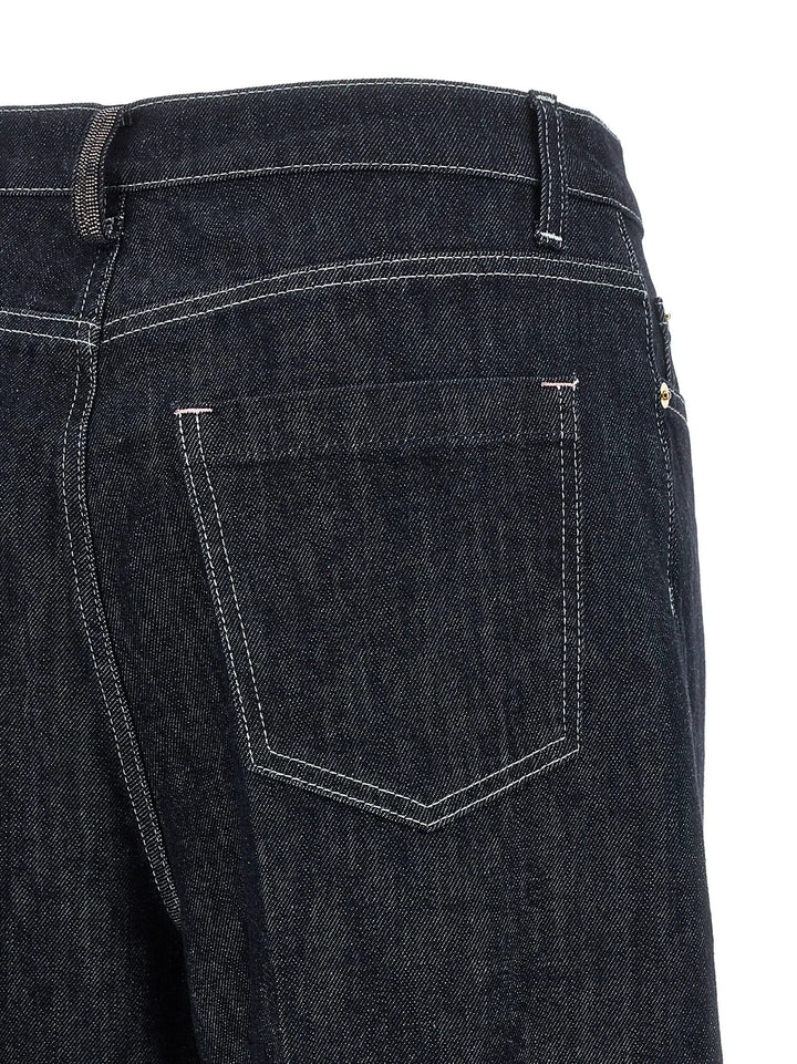 Fabiana Filippi Sample Sale | Fabiana Filippi Blue Cotton Jeans Denim - | Designer outlet