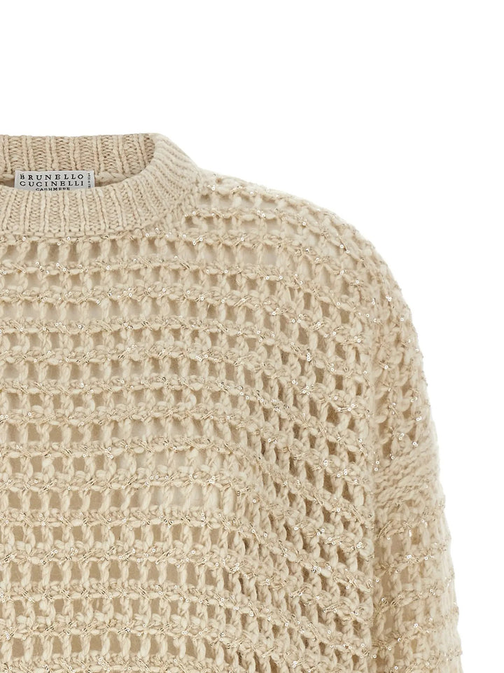 Brunello Cucinelli Sample Sale | Brunello Cucinelli Beige Elastane Cardigan - | Designer outlet