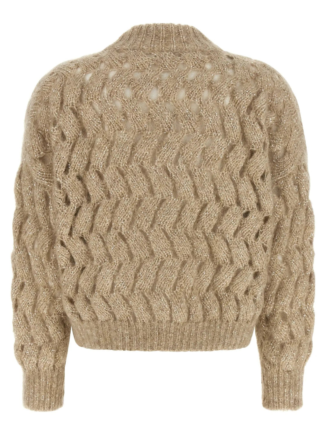 Brunello Cucinelli Sample Sale | Brunello Cucinelli Beige Wool Cardigan - | Designer outlet