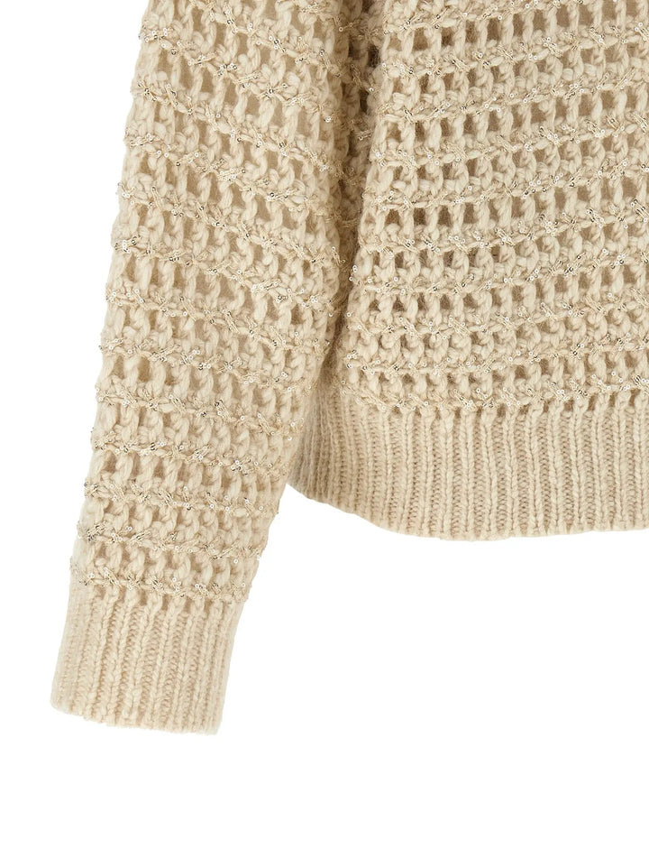 Brunello Cucinelli Sample Sale | Brunello Cucinelli Beige Elastane Cardigan - | Designer outlet