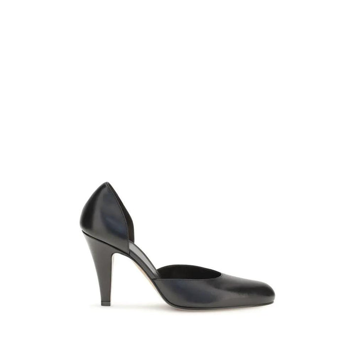 The Row Sample Sale | The Row Black Lamb Ovis Aries Aries High Heel Pumps - | Designer outlet