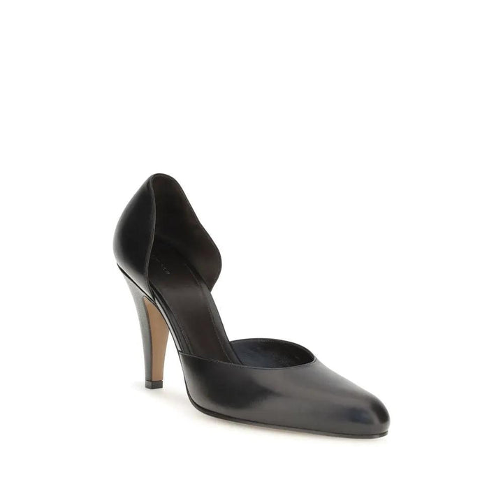 The Row Sample Sale | The Row Black Lamb Ovis Aries Aries High Heel Pumps - | Designer outlet