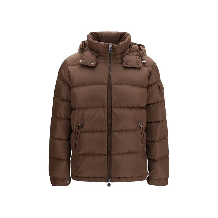 Moncler Sample Sale | Moncler Brown Polyamide Full-Length Jacket - | Designer outlet