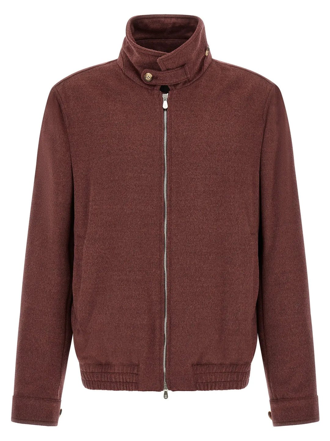 Brunello Cucinelli Sample Sale | Brunello Cucinelli Bordeaux Virgin Wool Bomber - | Designer outlet