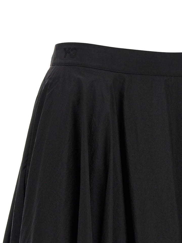 Y-3 Sample Sale | Y-3 Black Polyamide Mini Skirt - | Designer outlet