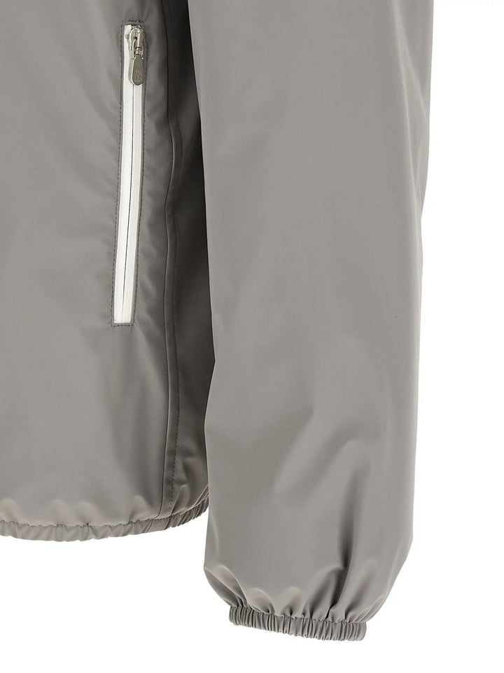 Brunello Cucinelli Sample Sale | Brunello Cucinelli Gray Polyamide Shell Jacket - | Designer outlet
