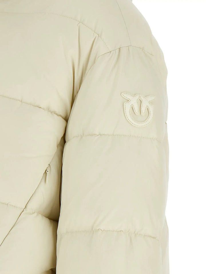 PINKO Sample Sale | PINKO Beige Polyamide Full-Length Jacket - | Designer outlet