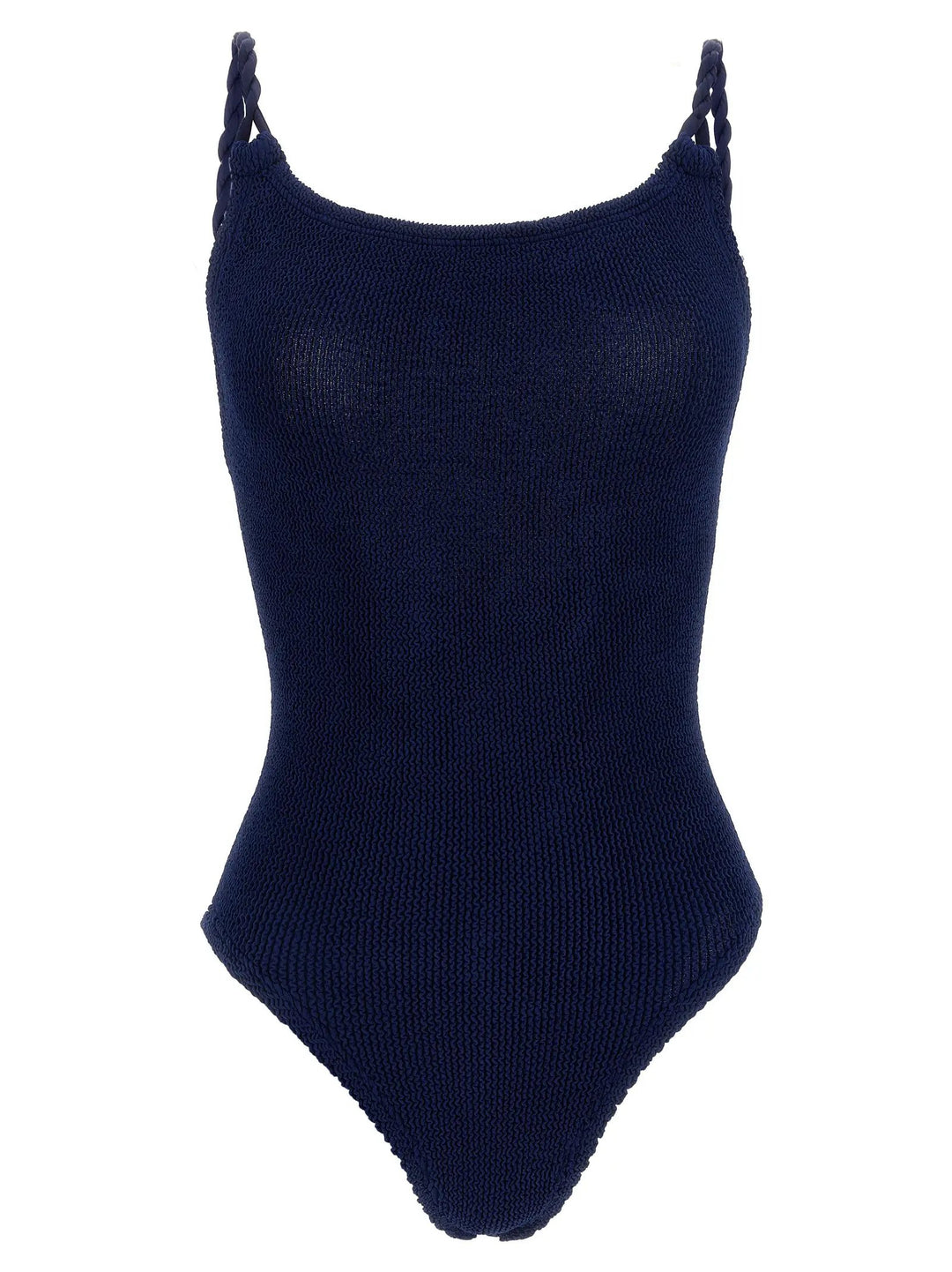 Hunza G Sample Sale | Hunza G Blue Polyamide One-Piece Swimsuit - | Designer outlet