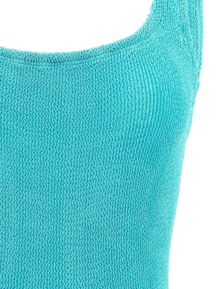 Hunza G Sample Sale | Hunza G Blue Polyamide One-Piece Swimsuit - | Designer outlet