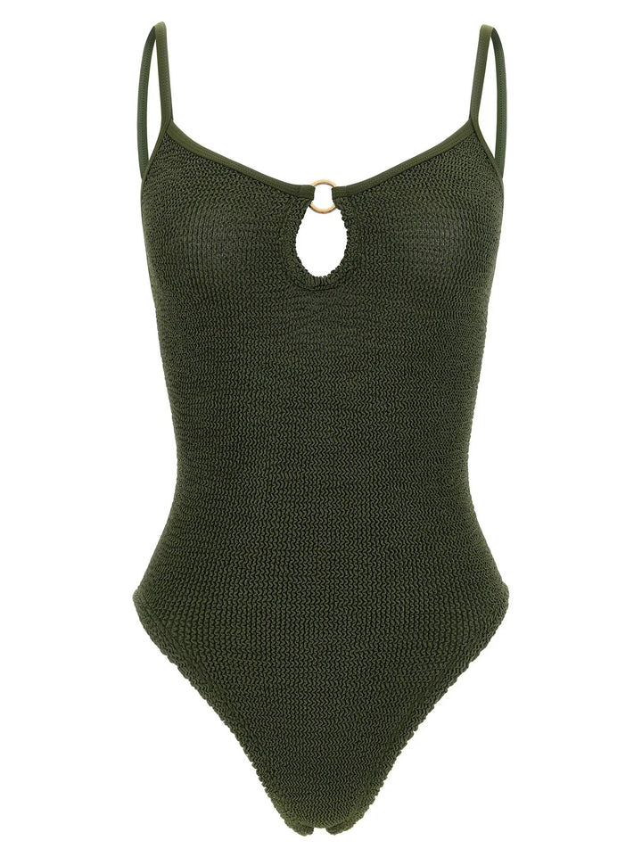 Hunza G Sample Sale | Hunza G Bicolor Polyamide One-Piece Swimsuit - | Designer outlet