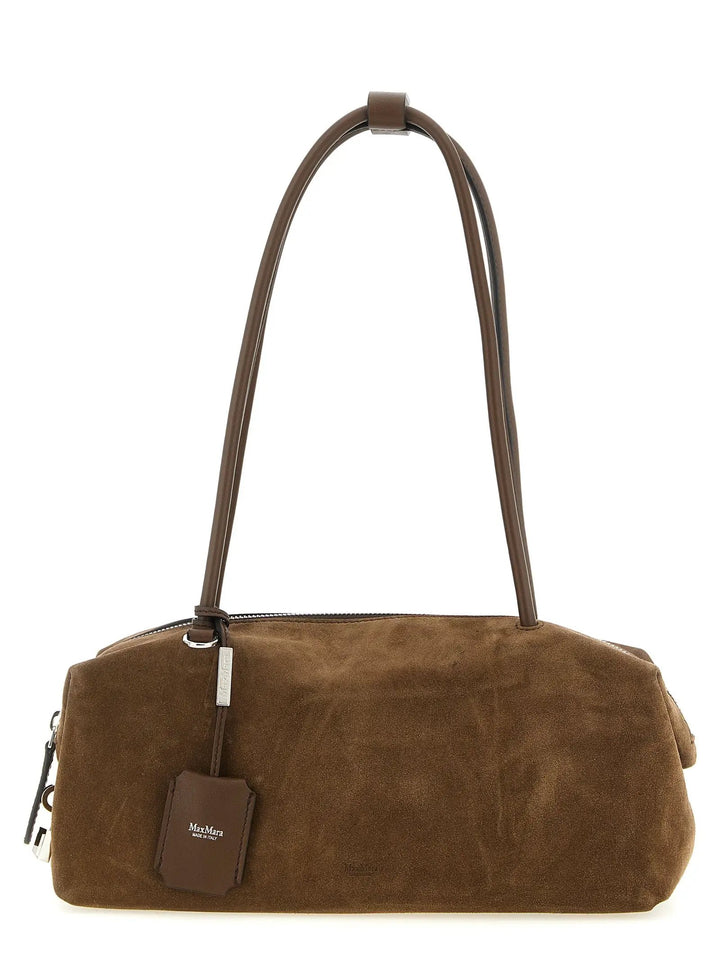 Max Mara Sample Sale | Max Mara Brown Calfskin Shoulder Bag - | Designer outlet