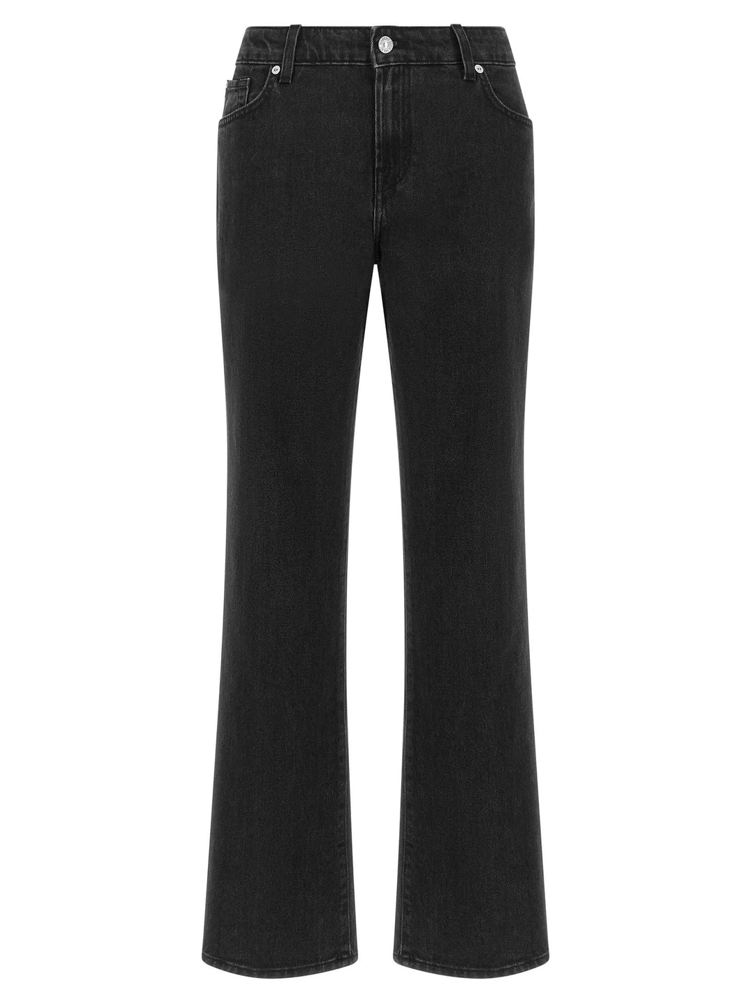 7 For All Mankind Sample Sale | 7 For All Mankind Black Cotton Flared Jeans - | Designer outlet