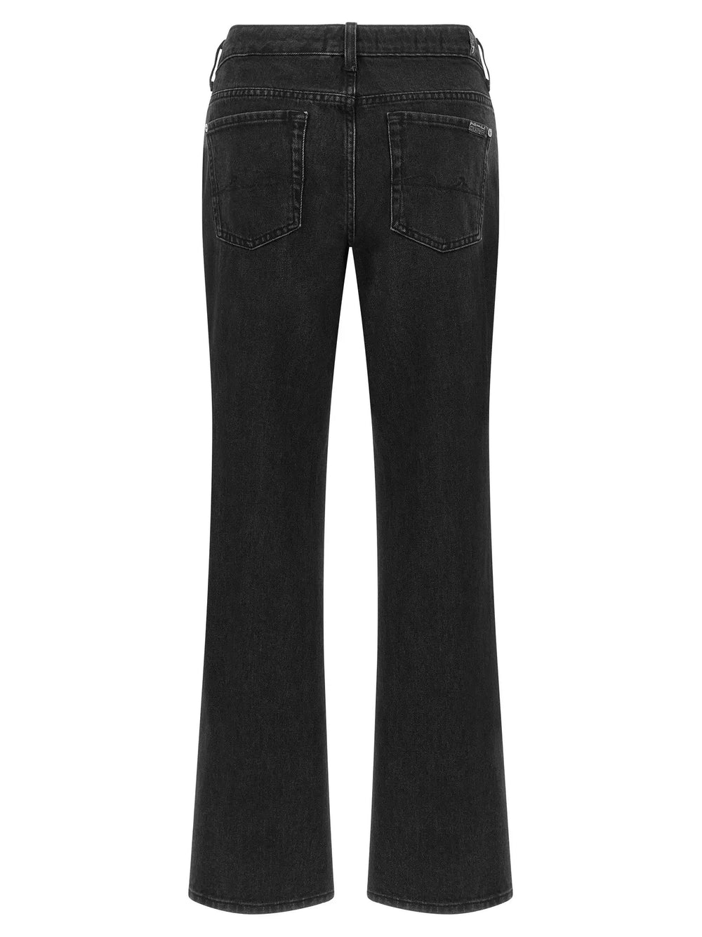 7 For All Mankind Sample Sale | 7 For All Mankind Black Cotton Flared Jeans - | Designer outlet