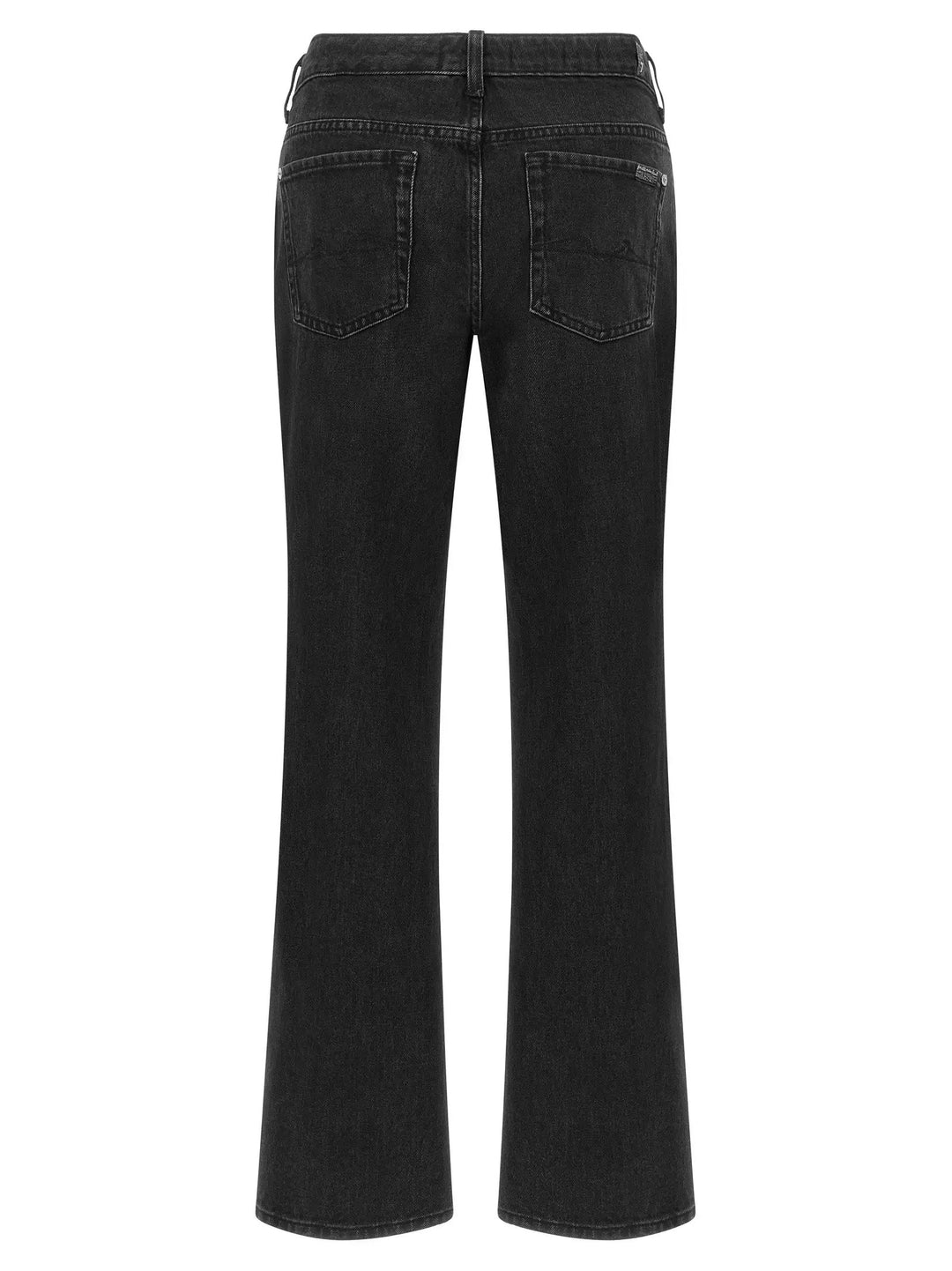 7 For All Mankind Sample Sale | 7 For All Mankind Black Cotton Flared Jeans - | Designer outlet
