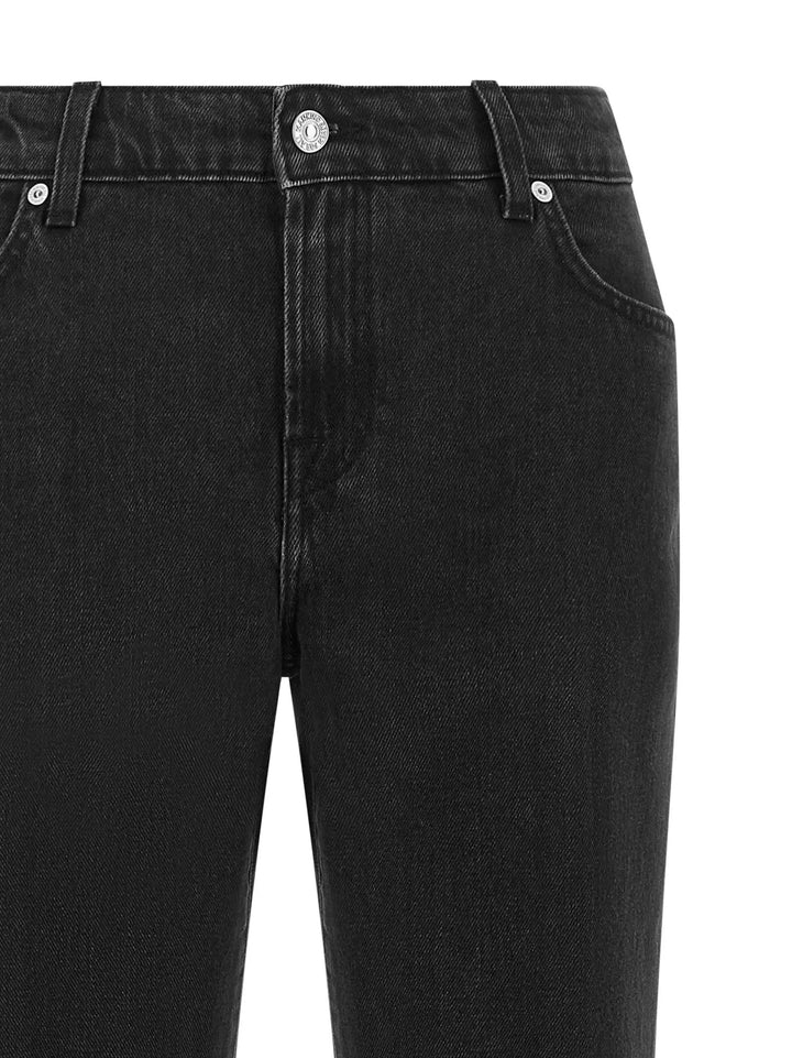 7 For All Mankind Sample Sale | 7 For All Mankind Black Cotton Flared Jeans - | Designer outlet