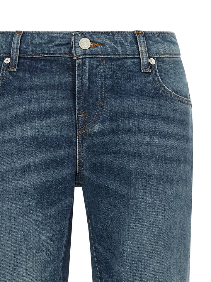 7 For All Mankind Sample Sale | 7 For All Mankind Blue Cotton Tapered Jeans - | Designer outlet