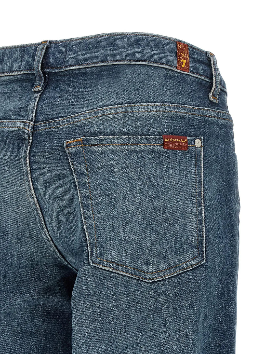 7 For All Mankind Sample Sale | 7 For All Mankind Blue Cotton Tapered Jeans - | Designer outlet
