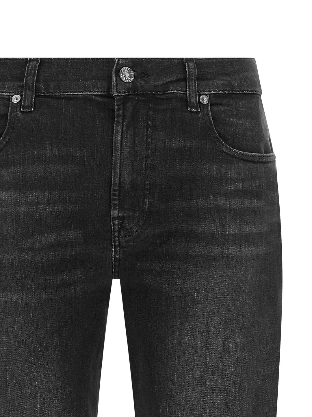 7 For All Mankind Sample Sale | 7 For All Mankind Black Cotton Relaxed Fit Jeans - | Designer outlet
