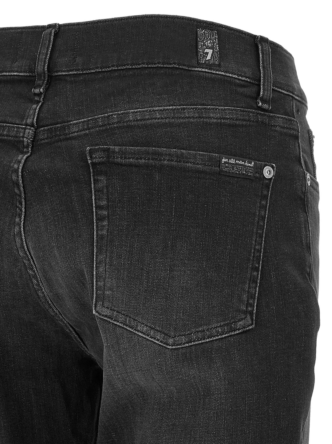 7 For All Mankind Sample Sale | 7 For All Mankind Black Cotton Relaxed Fit Jeans - | Designer outlet