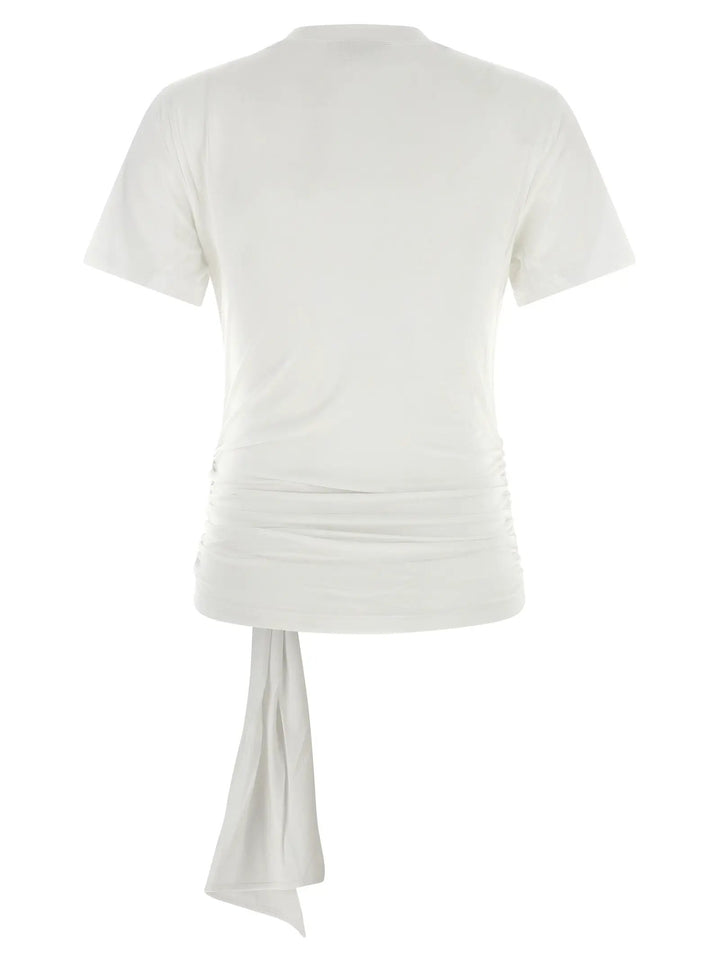 7 For All Mankind Sample Sale | 7 For All Mankind White Lyocell T-Shirt - | Designer outlet