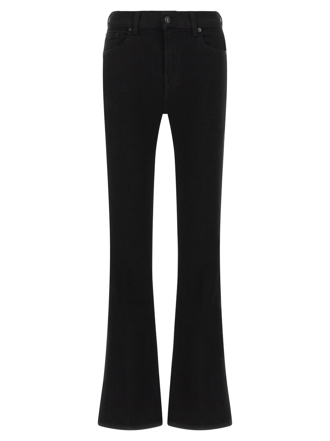 7 For All Mankind Sample Sale | 7 For All Mankind Black Cotton Bootcut Jeans - | Designer outlet