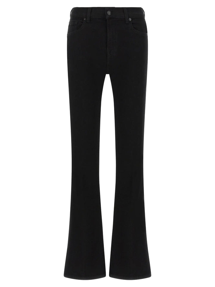 7 For All Mankind Sample Sale | 7 For All Mankind Black Cotton Bootcut Jeans - | Designer outlet